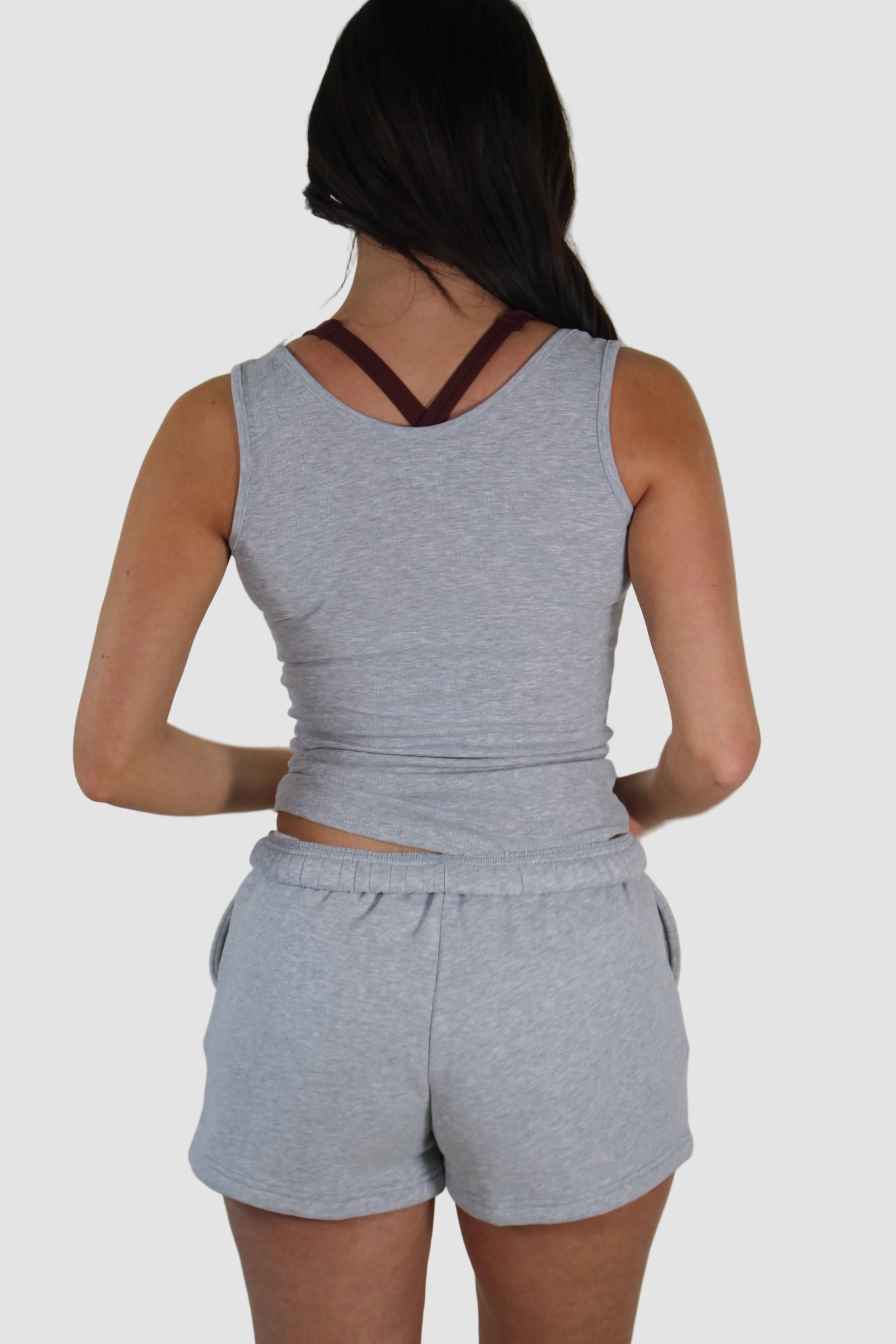AIVVIA Athletics RIB Tank, ribbed cotton square neck tank top
