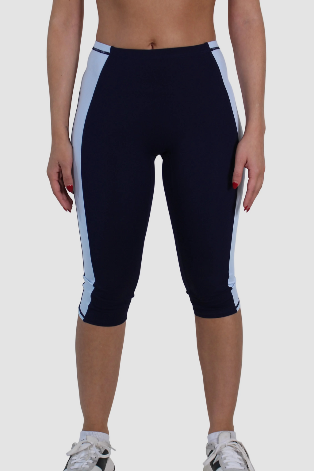 AIVVIA Athletics RIVIERA Capris, high waisted capri leggings with side stripe