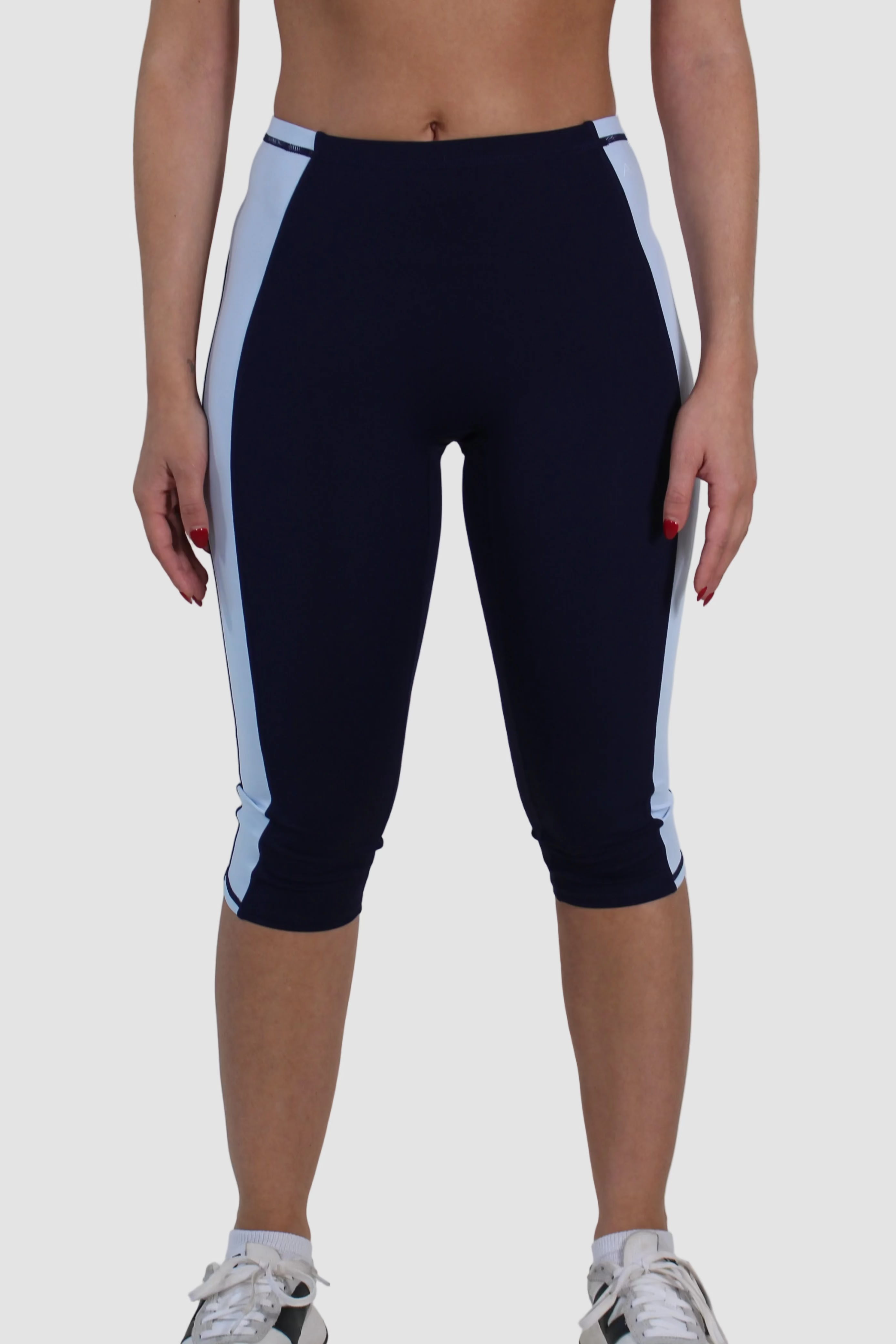 AIVVIA Athletics RIVIERA Capris, high waisted capri leggings with side stripe