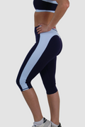 AIVVIA Athletics RIVIERA Capris, high waisted capri leggings with side stripe