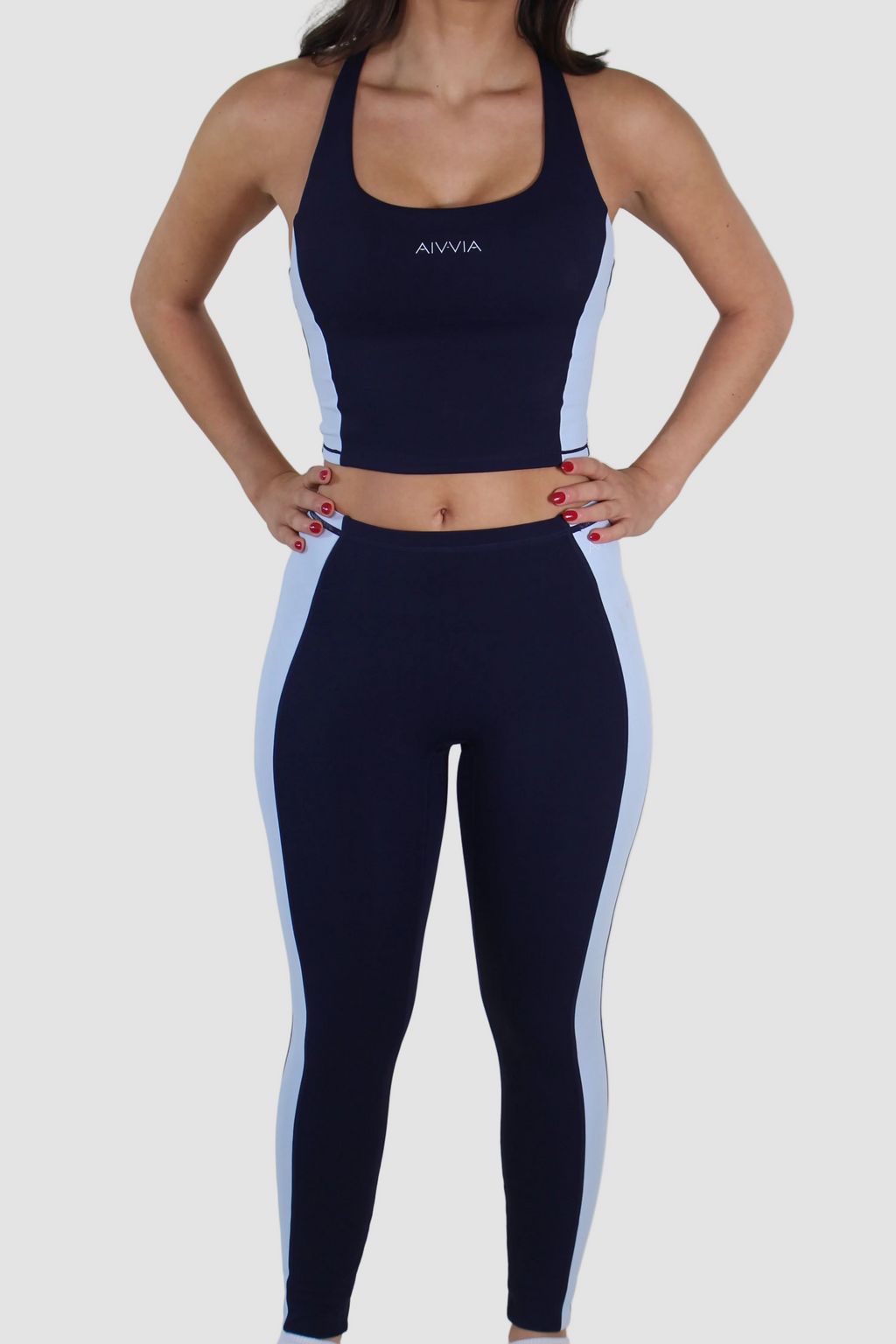 AIVVIA Athletics RIVIERA Leggings, high waisted leggings with side stripe