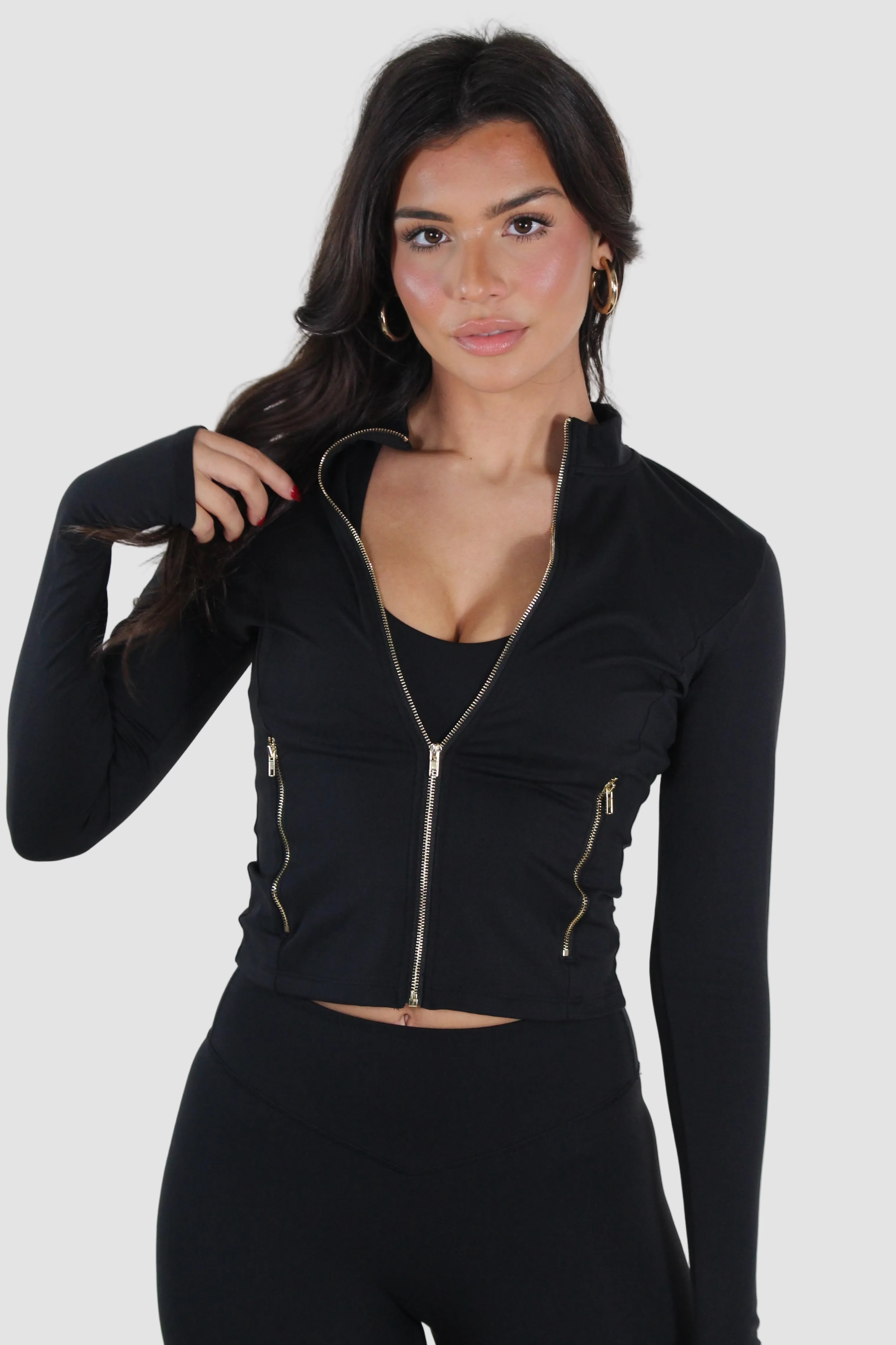 AIVVIA Athletics VIENNA Jacket, cropped zip up activewear jacket